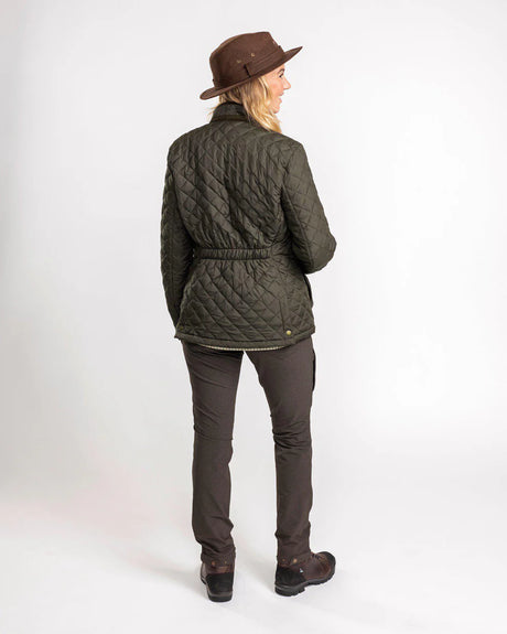 Pinewood Nydala Classic Quilt Jacket W, moss green