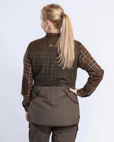 Pinewood Shooting Vest W, suede brown