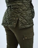 Pinewood Nydala Classic Vest Women, moss green