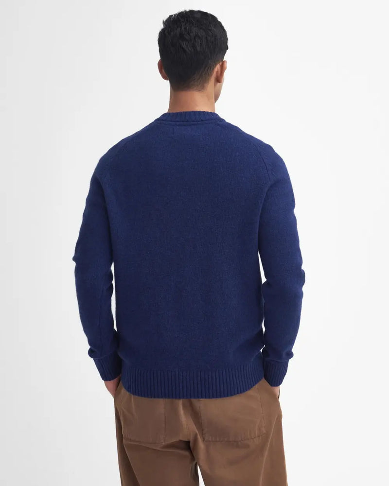 Afbeelding laden in Galerijviewer, Barbour Grangetown Crew Neck Sweater, navy

