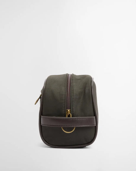 Barbour Wax Washbag, olive