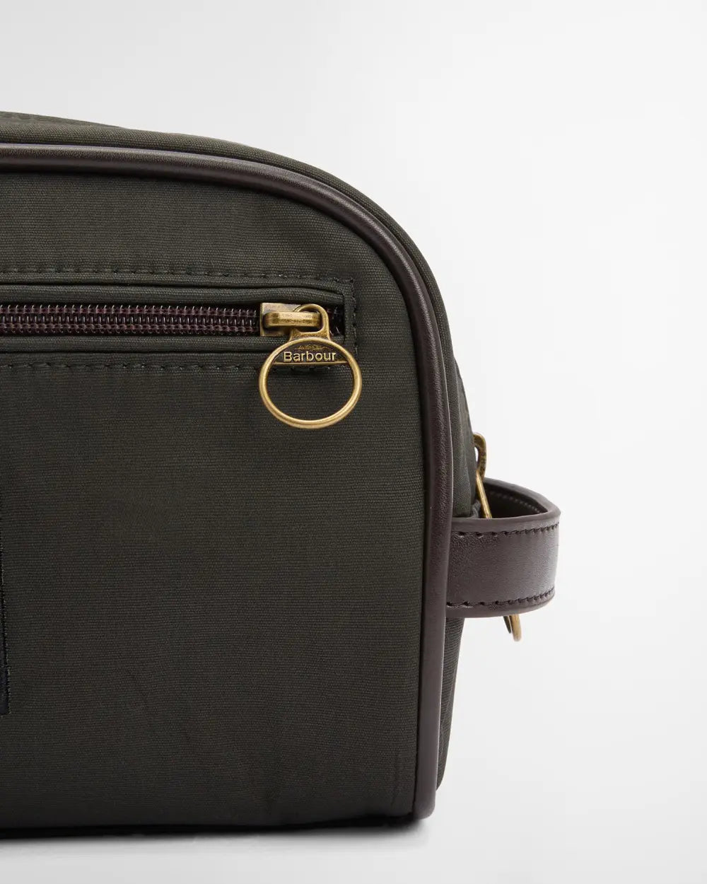 Barbour Wax Washbag, olive