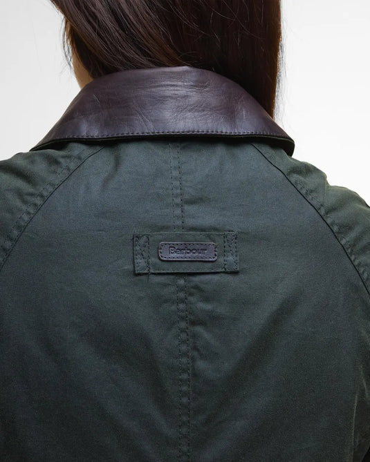 Barbour Ivy Wax Jacket, fern