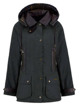 Barbour Ivy Wax Jacket, fern