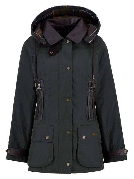 Barbour Ivy Wax Jacket, fern