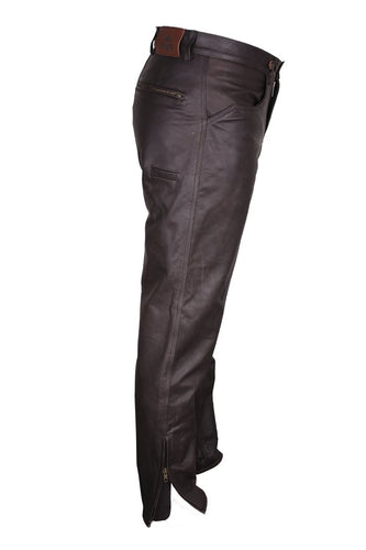 Foresta heren broek Juva, buffel leder, brown