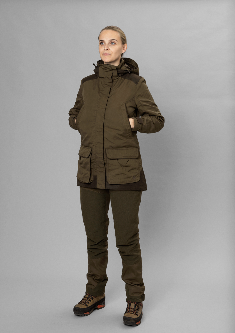 Laden Sie das Bild in Galerie -Viewer, Seeland Key-Point Kora Jacket, pine green/grizzly brown
