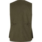 Seeland Hillside Tweed Waistcoat, moss green