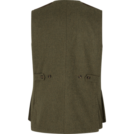Seeland Hillside Tweed Waistcoat, moss green