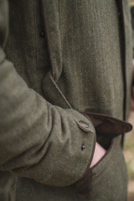 Seeland Hillside Tweed Jacket, moss green