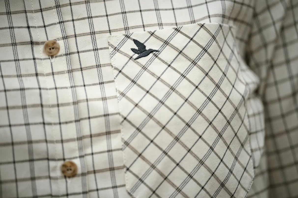 Kerry Shooting Shirt Estate Blue/Pine Green Check