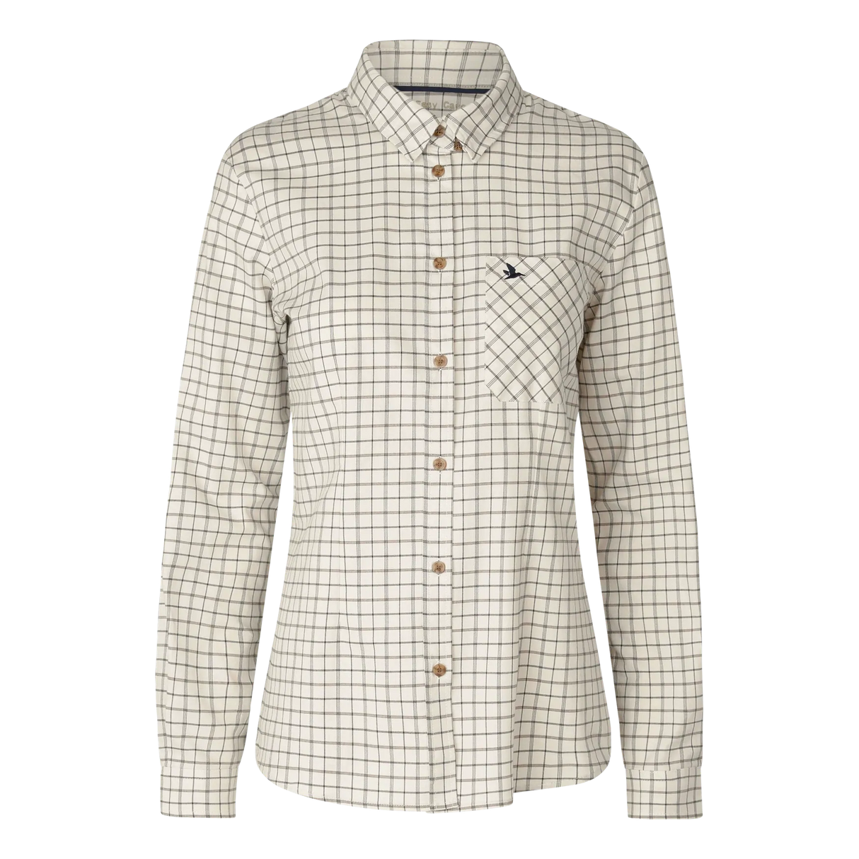 Kerry Shooting Shirt Estate Blue/Pine Green Check