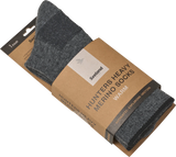 Seeland Field Heavy Merino Sock, grey melange/black