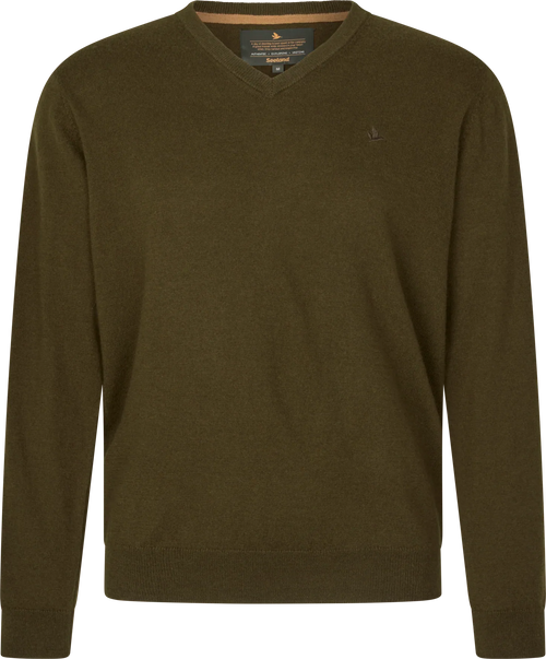 Seeland Pine V-hals trui Pine Groen