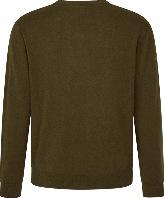 Seeland Pine V-hals trui Pine Groen