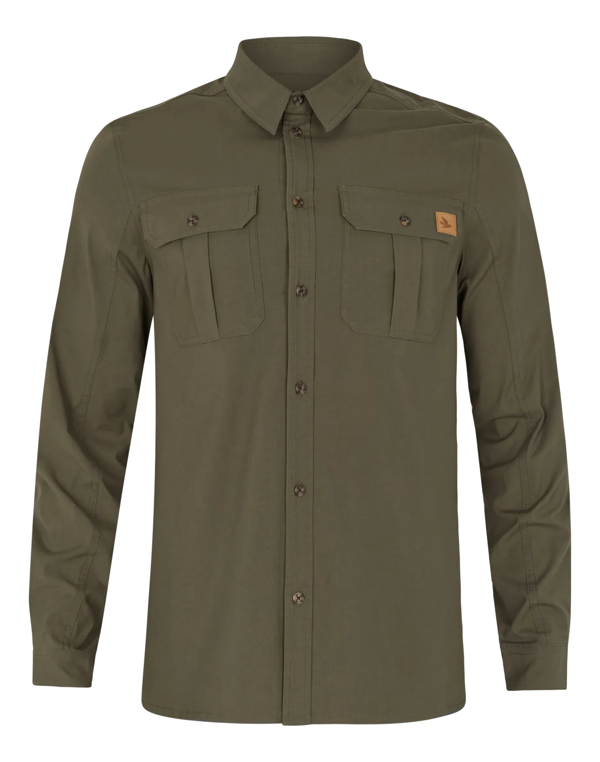 Seeland Selous L/S Cargo Shirt, grape leaf