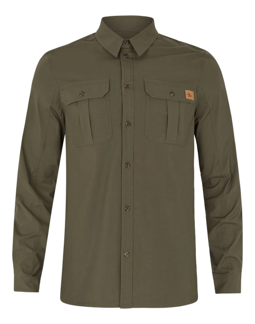 Seeland Selous L/S Cargo Shirt, grape leaf