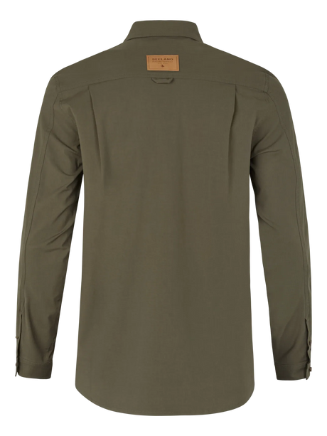 Seeland Selous L/S Cargo Shirt, grape leaf