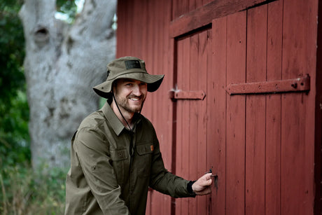 Seeland Selous L/S Cargo Shirt, grape leaf