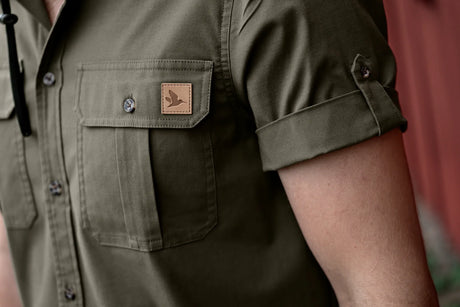 Seeland Selous S/S Cargo Shirt, grape leaf