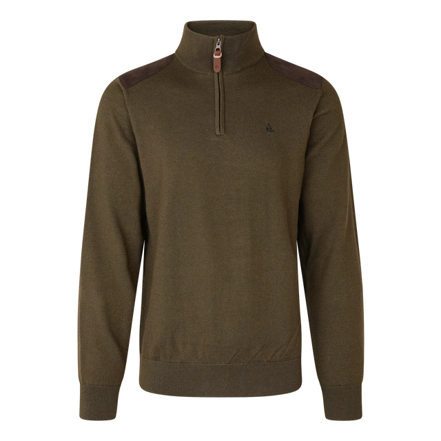 Pine Half Zip Sweater Light Pine