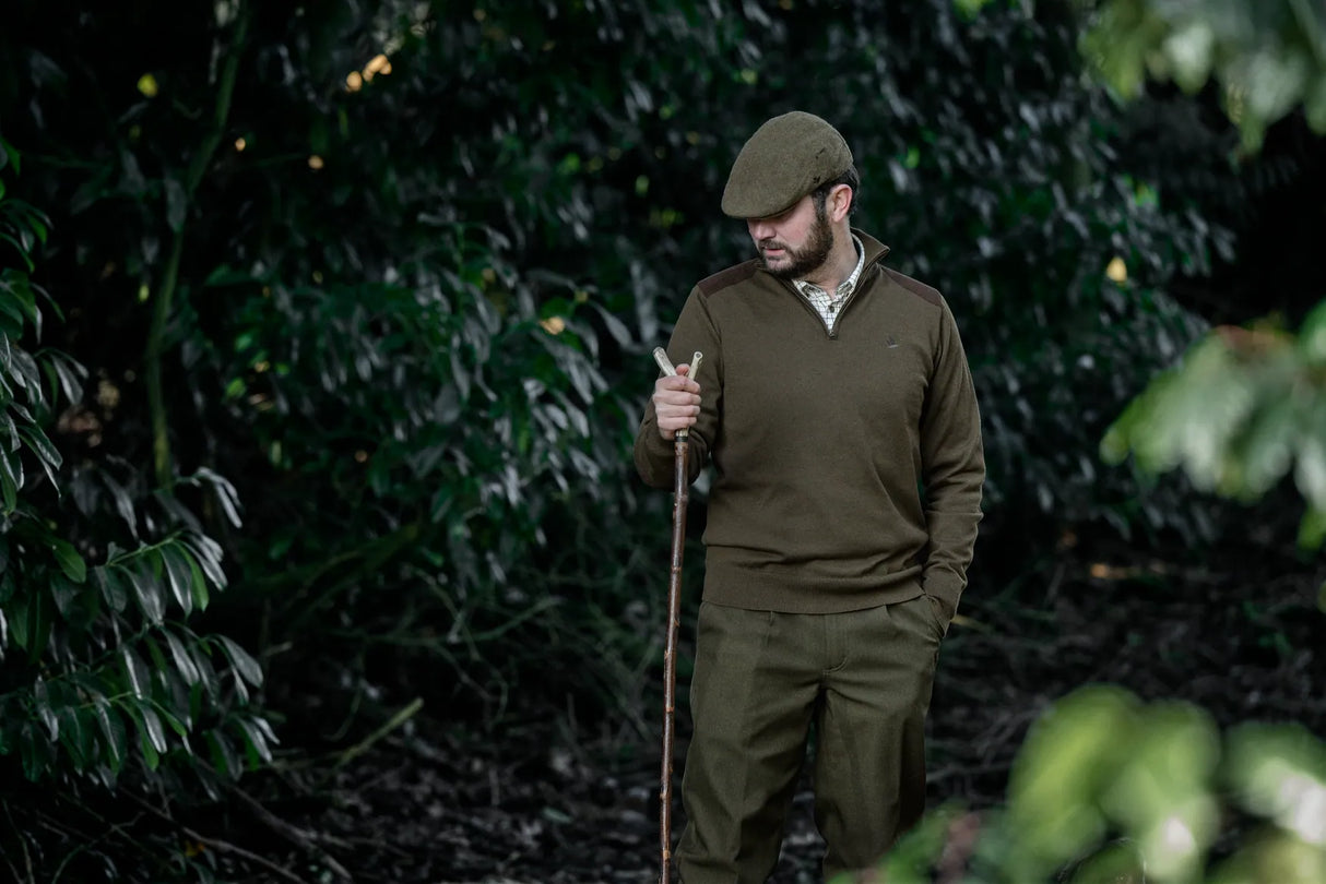 Pine Half Zip Sweater Light Pine