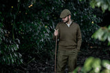 Pine Half Zip Sweater Light Pine