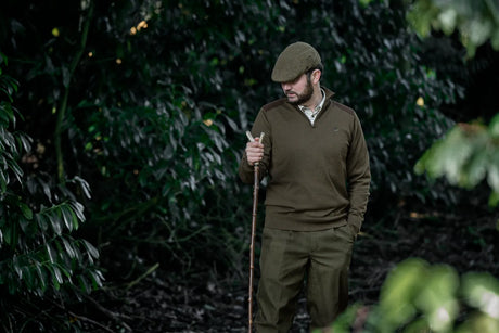 Pine Half Zip Sweater Light Pine