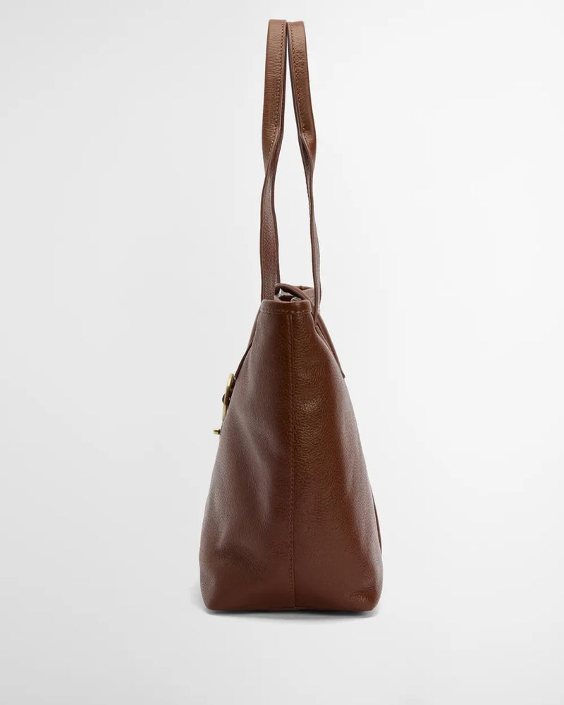 Afbeelding laden in Galerijviewer, Barbour Alder Leather Tote Bag, brown
