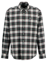 Barbour Telfield Regular Checked Shirt, olive