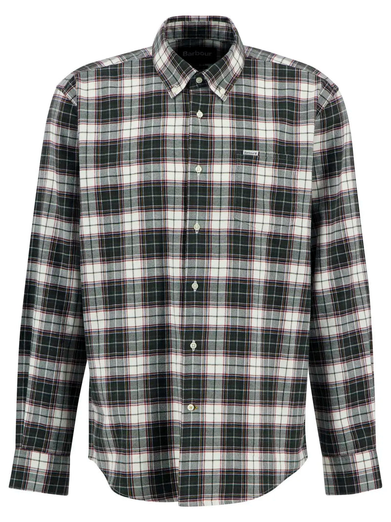 Afbeelding laden in Galerijviewer, Barbour Telfield Regular Checked Shirt, olive
