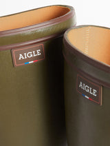 Aigle Parcours 2, natuur rubberen laars, kaki