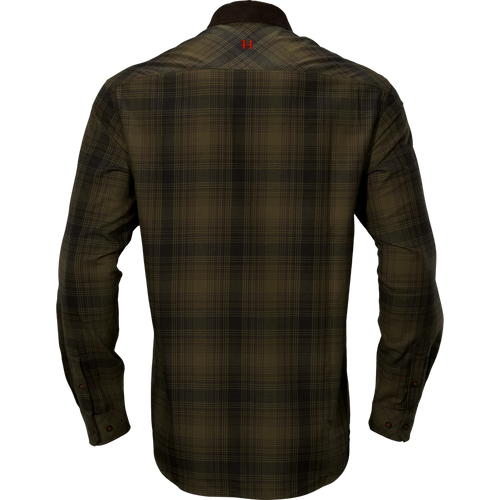 Härkila Driven Hunt Flannel Shirt Olive Green