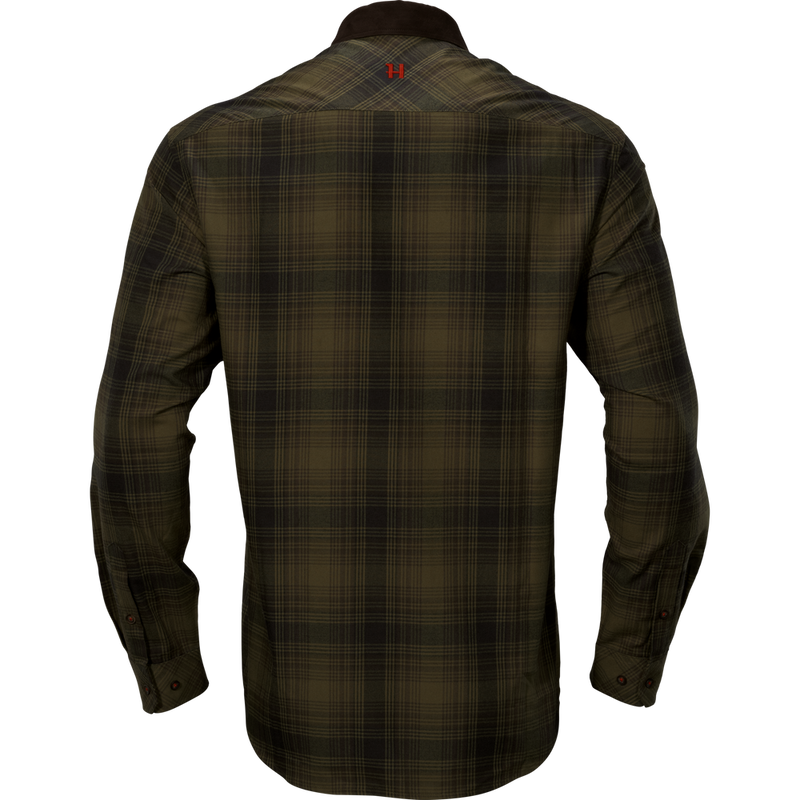 Afbeelding laden in Galerijviewer, Härkila Driven Hunt Flannel Shirt Olive Green
