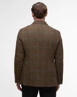 Barbour Sullivan Moons Check Blazer, brown