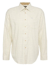 Barbour Field Tattersall Regular Shirt, green/brown