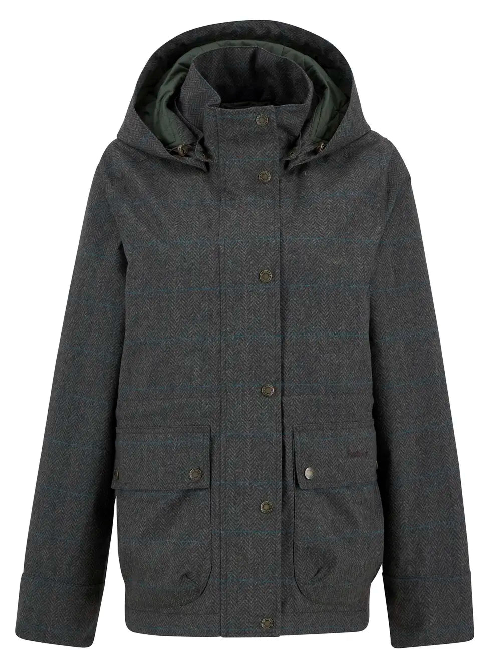 Barbour Dixon Waterproof Jacket, gardenia tweed