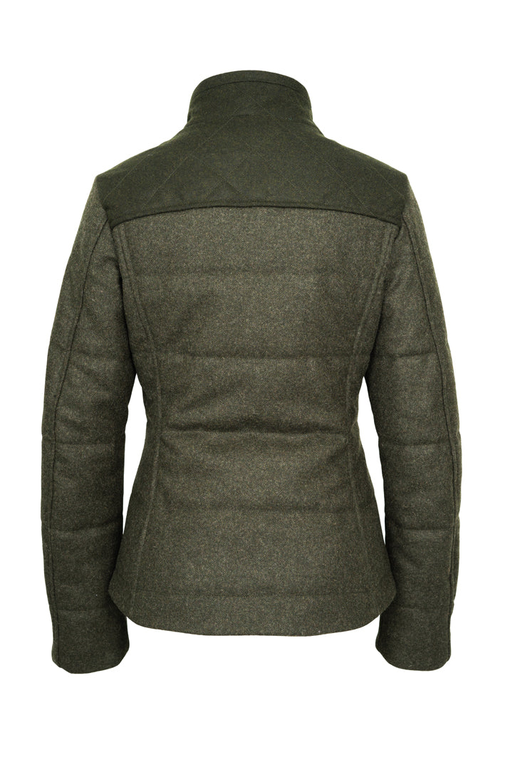 Afbeelding laden in Galerijviewer, Jagdhund Hofkirchen damesjas, loden, groen
