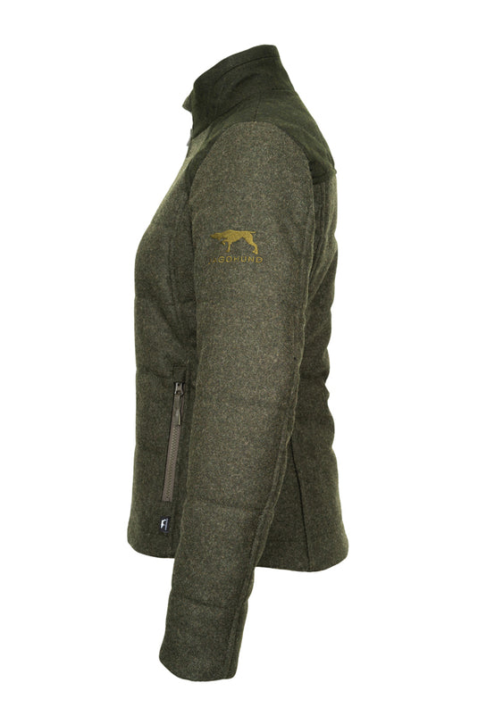 Jagdhund Hofkirchen damesjas, loden, groen