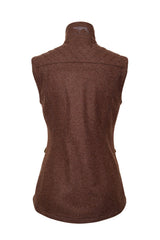 Jagdhund Gamshag 2, loden dames waistcoat, brown