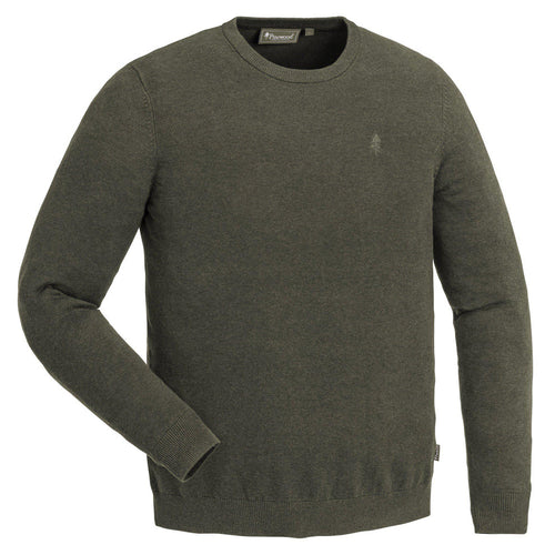 Pinewood Värnamo Crewneck Knitted Sweater Men, green melange
