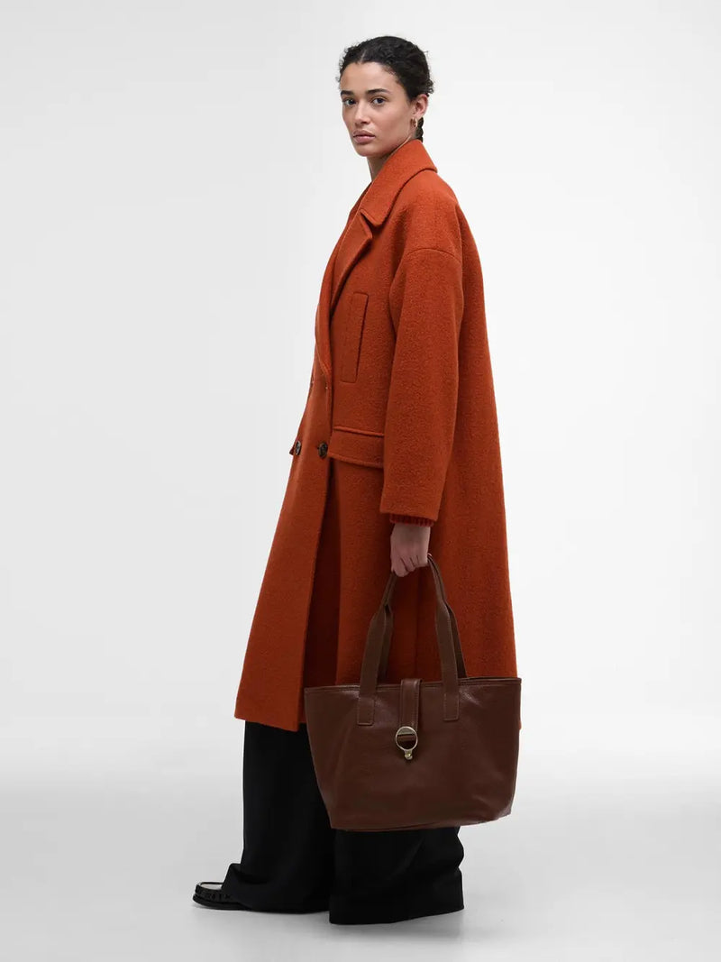 Afbeelding laden in Galerijviewer, Barbour Alder Leather Tote Bag, brown
