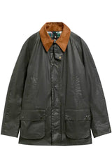 Barbour Ashby Waxed Jacket, sage/evergreen