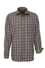 Jagdhund heren overhemd "Joseph", green check