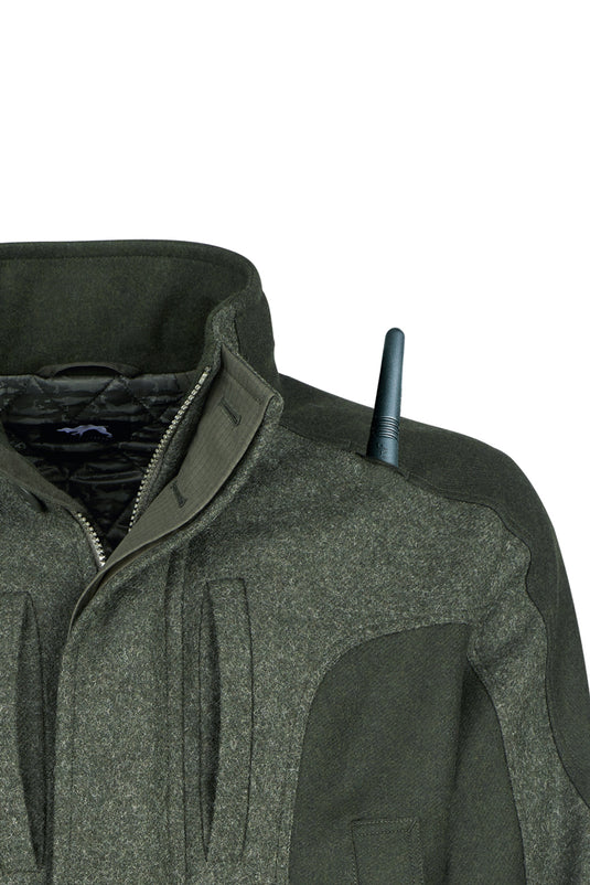 Jagdhund Zwettl 4, loden heren jachtjas, groen