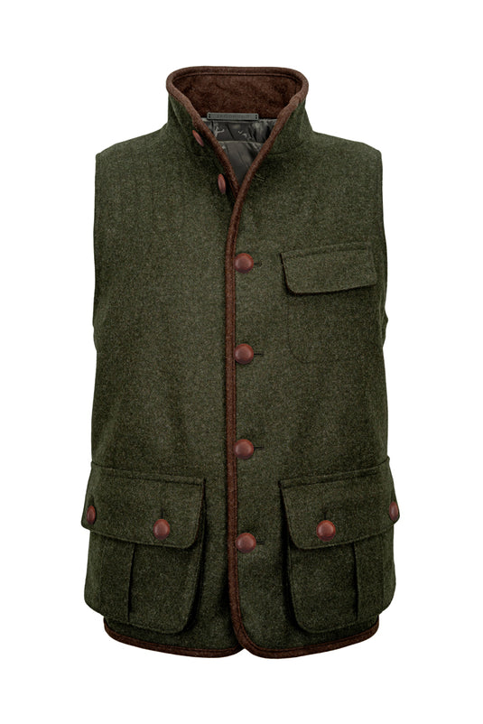 Jagdhund Bludenz Waistcoat/Schietvest Loden, donkergroen