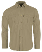 Pinewood InsectSafe Poplin L/S Shirt Men, sandstone