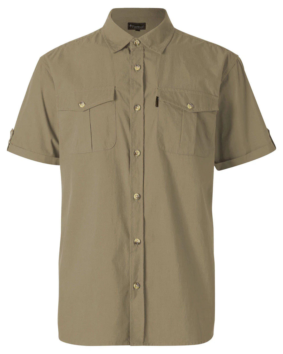 Pinewood Safari S/S Shirt Men, sandstone
