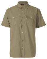 Pinewood Safari S/S Shirt Men, sandstone