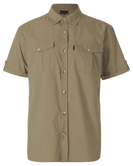 Pinewood Safari S/S Shirt Men, sandstone